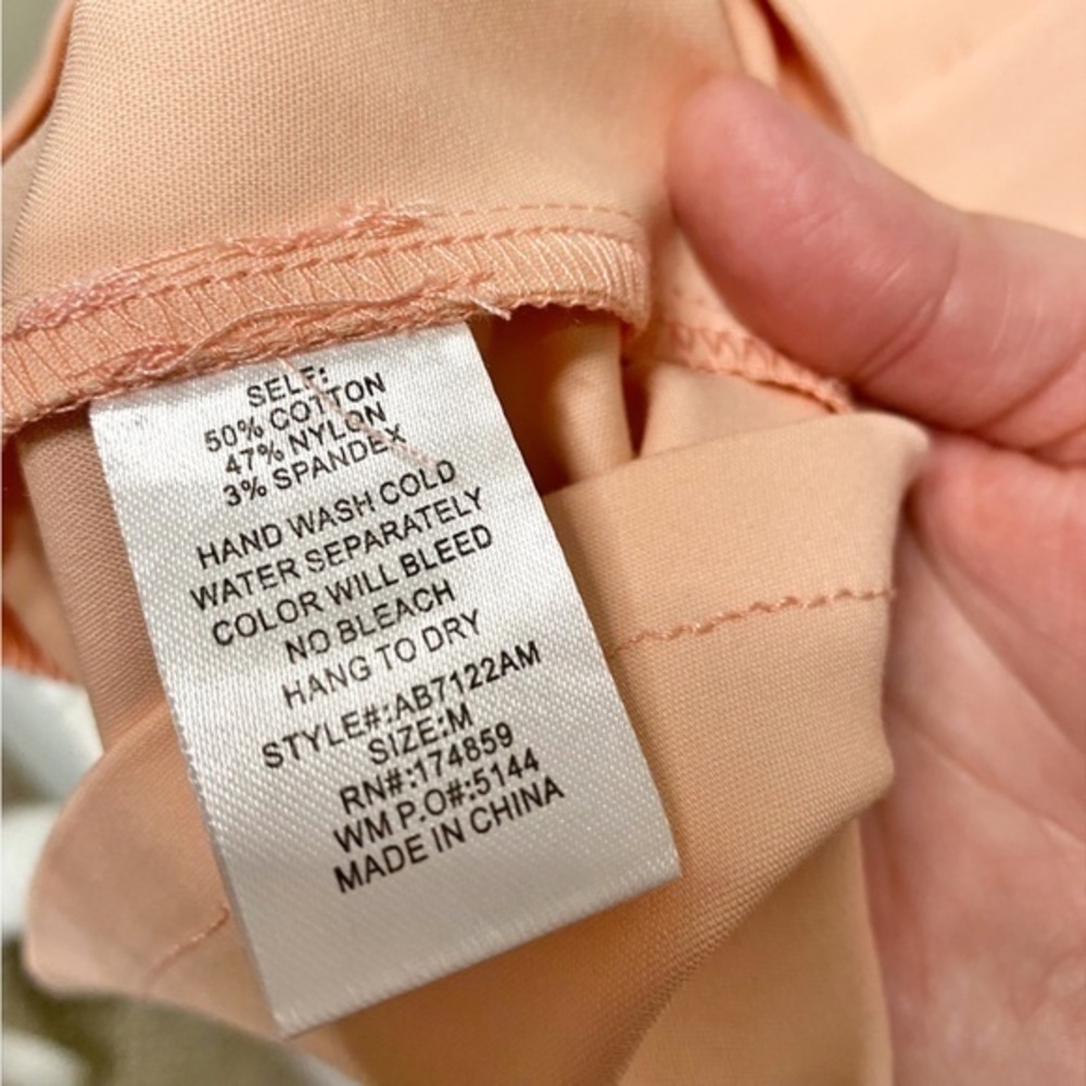 Love Encounter Light Peach Mini Skirt with Button Up Fly NWT - Picture 5 of 9